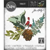 Holiday Brushstroke #2 - Thinlits - Dies - Tim Holtz - Sizzix