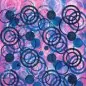 Preview: Impressables Gel Printing Plate Overlapping Circles 7" x 7"Gel Press 1