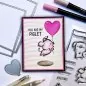Preview: Piglet in Love Clear Stamps Impronte D'Autore 2