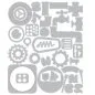 Preview: Vault Industrial Tim Holtz Thinlits Colorize Dies Sizzix 1