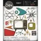 Preview: Vault Atomic Retro Tim Holtz Thinlits Colorize Dies Sizzix 4 5