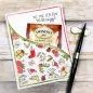Preview: Christmas Background Clear Stamps Colorado Craft Company by Anita Jeram 1