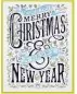 Preview: Spellbinders Merry Christmas & Happy New Year Press Plate 2
