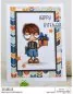 Preview: Stampingbella Mini Oddball and his Frogs Rubber Stamps 1