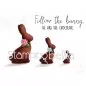Mobile Preview: Stampingbella Chocolate Bunnies Rubber Stamps