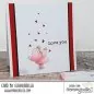 Mobile Preview: Stampingbella Bundle Girl With Falling Hearts Rubber Stamps 1