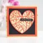 Preview: Doodle Heart stencil Woodware Craft Collections 2