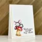 Mobile Preview: Sleeping Mouse Mini Clear Stamps Colorado Craft Company by Kris Lauren 1