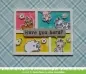 Preview: LF1595 HayThere lawn fawn clear stamps card3