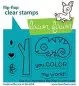 Preview: One in a Chameleon Flip-Flop Clear Stamps Lawn Fawn