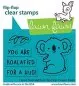 Mobile Preview: I Love You(calyptus) Flip-Flop Clear Stamps Lawn Fawn