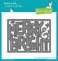 Mobile Preview: Giant Outlined Merry & Bright Dies Lawn Fawn