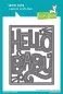 Preview: Giant Outlined Hello Baby Dies Lawn Fawn