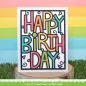 Preview: Giant Outlined Happy Birthday: Portrait Dies Lawn Fawn 1