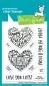 Preview: Magic Heart Messages Clear Stamps Lawn Fawn