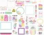 Preview: Make A Wish Birthday Girl Frames & Tags Die Cut Embellishment Echo Park Paper Co 1
