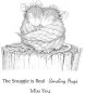 Preview: House-Mouse Snuggle Up Spellbinders Rubber Stamp 1