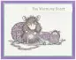 Preview: House-Mouse Knit One Spellbinders Rubber Stamp 2