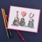 Preview: House-Mouse We Heart You Spellbinders Rubber Stamp 3