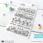 Mobile Preview: Little Line Agenda Clear Stamps Mama Elephant