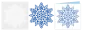 Mobile Preview: Winter's Sparkle - Delicate Snowflake stencil crafters companion 1