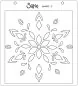 Preview: Snowflake Layered Stencils Sizzix 2