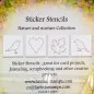 Preview: Sticker Stencil Set Nature & Nurture Lavinia 1