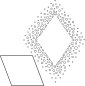 Preview: WOW Confetti Diamond stencil by Verity Biddlecombe
