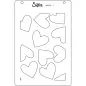 Preview: Making Hearts Layered Stencils Sizzix 1