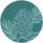 Preview: Pine Cone Spray Wax Seal Stamp Spellbinders Detail 1