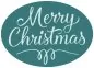 Mobile Preview: Merry Christmas Oval Wax Seal Stamp Spellbinders Detail 1