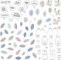 Preview: Die Cut - Winter Time Embellishment Modascrap 1