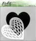 Preview: SC 166 Spliced Heart stencil stencil picket fence studios 1