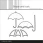 Preview: Simple and Basic Flower Umbrella dies