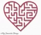 Preview: supply 3024 my favorite things heart maze shapes wild cherry