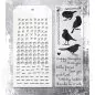 Preview: Shilhouette Birds Tim Holtz Mixed Media Set Stencil Clear Stamps Stampers Anonymous 1
