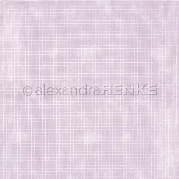 Kariert auf Lavendel Alexandra Renke Scrapbookingpaper