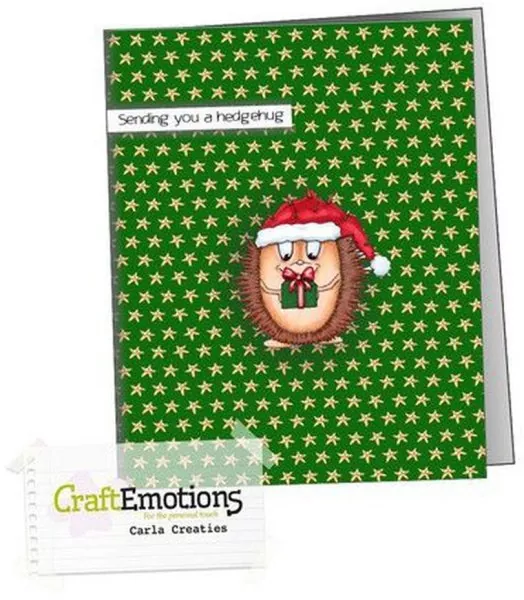 X-Mas Hedgy & Guinea Pig paper Kit A5 craft emotions 1