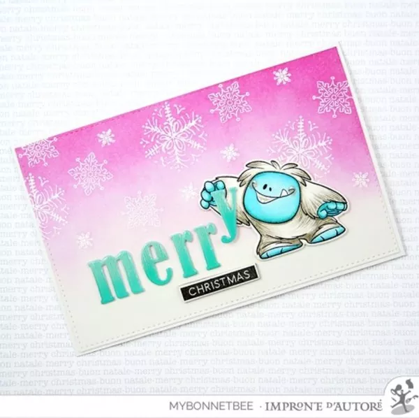 Happy Yeti Clear Stamps Impronte D'Autore 2