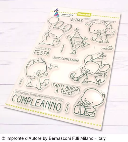 Party Time Clear Stamps Impronte D'Autore