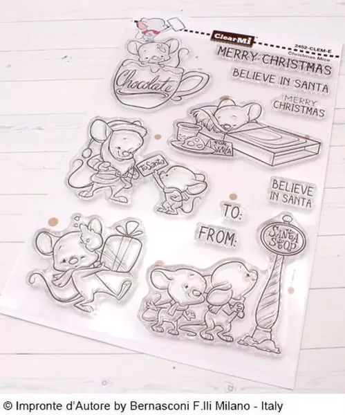 Christmas Mice Clear Stamps Impronte D'Autore