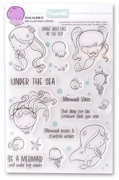 Mermaid Vibes Clear Stamps Impronte D'Autore