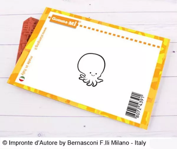 Polipetto Impronte D'Autore Rubber Stamp