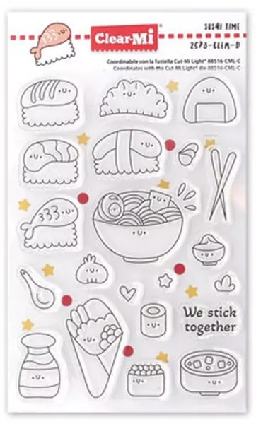Sushi Time Clear Stamps Impronte D'Autore