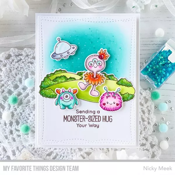 Monster Love Clear Stamps My Favorite Things Project 1