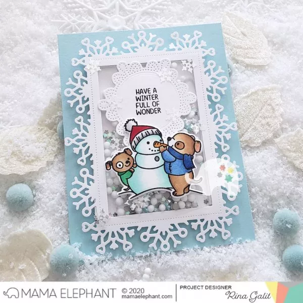Snow Much Fun Creative Cuts Dies Mama Elephant 1