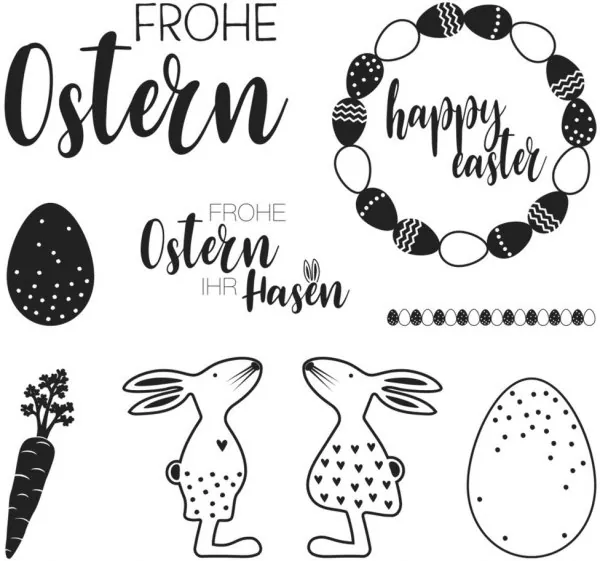 Osterfreunde clear stamps rayher