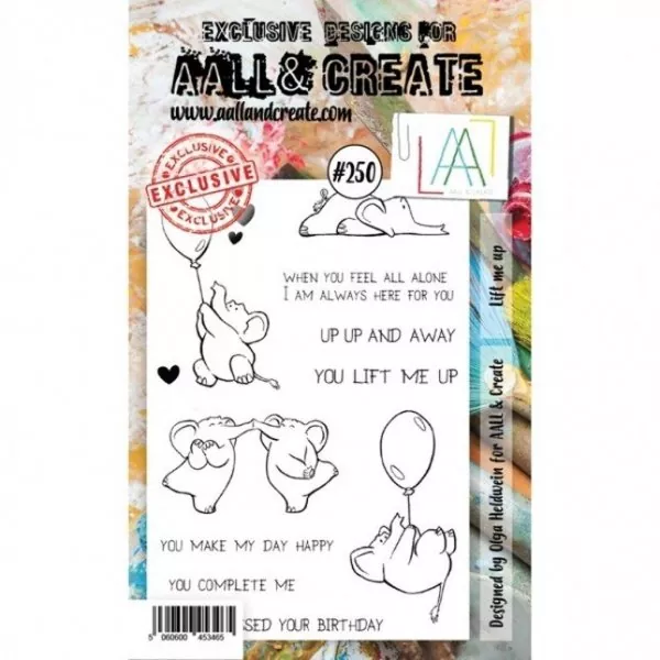 aall create clear stamp Lift Me Up