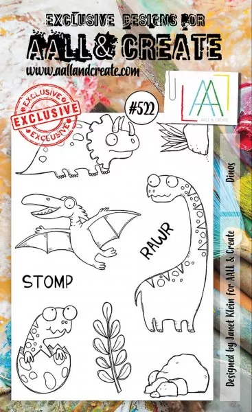 aall create clear stamp Dinos