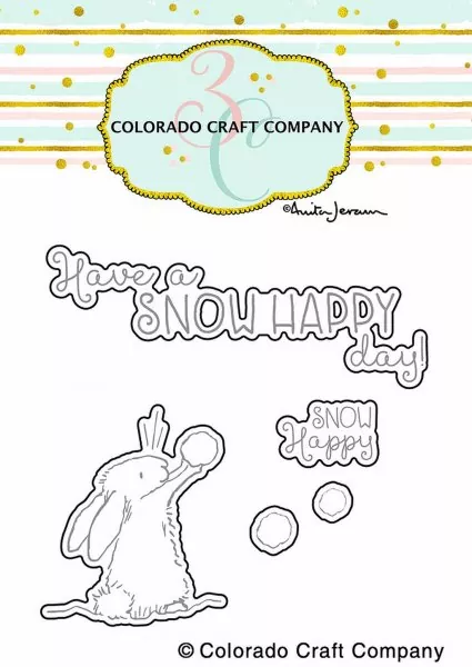 Snow Happy Dies Colorado Craft Company by Anita Jeram